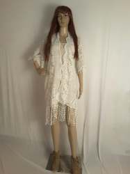 Party wear Net Cotton Kimono 