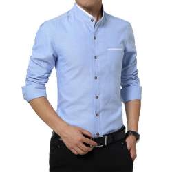 Mens Plain Cotton Shirt