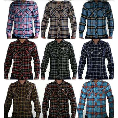 Mens Trendy Check Cotton Shirt
