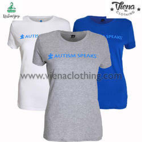 Ladies Round Neck T Shirt by Viena Clothing