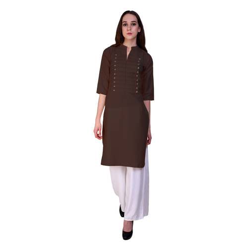 Vastraa Fusion Enterprises Button Cotton Kurti