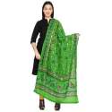 Cotton Kutchi Aari Work Embroidered Dupatta-1