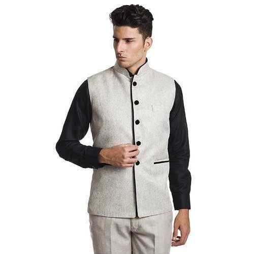 Cream Mens Nehru Jackets