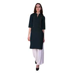 Double Button Kurt -Black Color