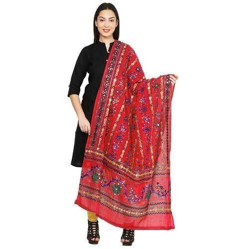 Vastraa Fusion Enterprises Kutch Aari Work Dupatta