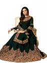 Dark Green Georgette Suits thumb 2