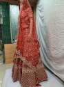Designer Bridal Hand Embroidered Lehenga thumb 2