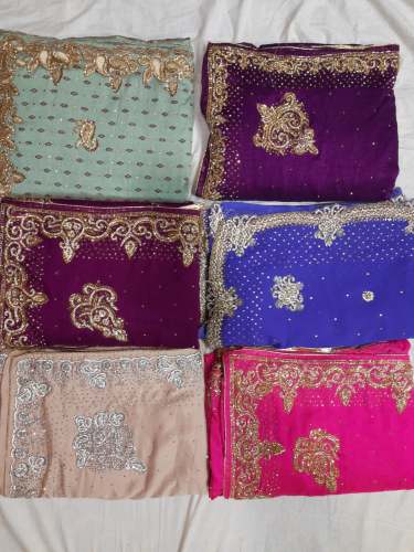 Stone Work Saree