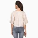 Beige Crop Shirt thumb 1