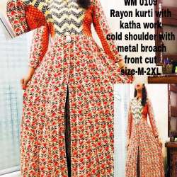 Printed Slit Kurti