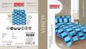 Alisha Cotton Bed Sheet 90*100 By Minu 