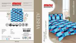 Alisha Cotton Bed Sheet 90*100 By Minu 