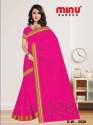 Casual Wear Embroidered Saree by MInu Fashion thumb 3
