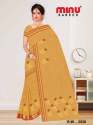 Casual Wear Embroidered Saree by MInu Fashion thumb 4