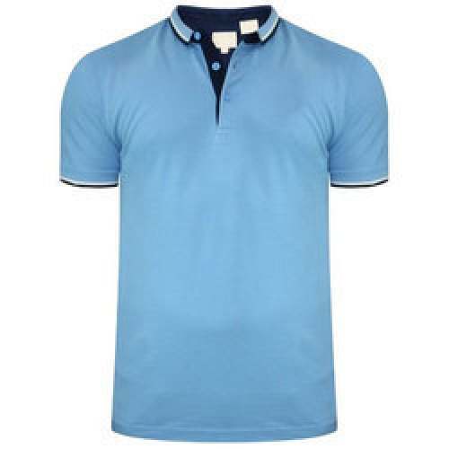 Mens Blue Collar Plain T-shirts