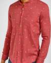 mens red shirt