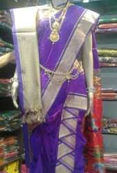 readymade nauvari saree on rent