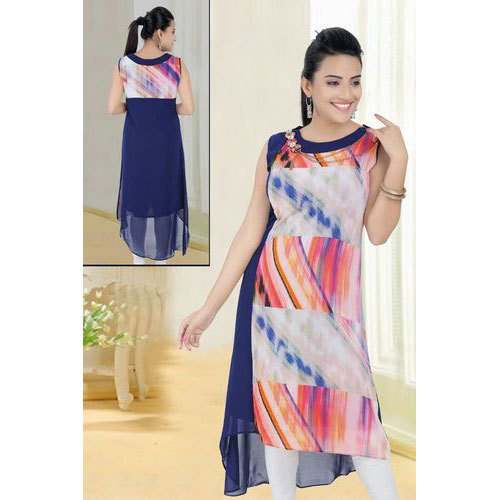 Casual wear round neck kurti