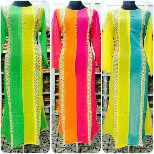 Georgette Ladies Kurti by The Fashion Closet