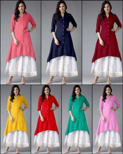 Latest rutaba khan kurti with plazzo collection