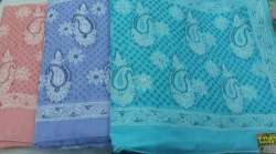 COTTON CHIKAN SAREE