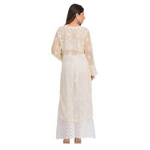 Ladies Chikan Georgette Kurti