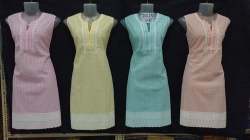 Lucknowi Cotton Chikan Kurtis