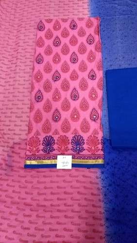 cotton churidar suit by Naresh Textiles