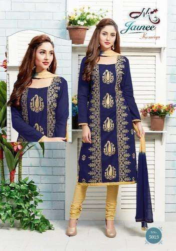 cotton embroidery suit