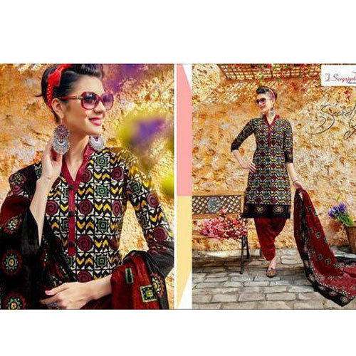 cotton patiala suit material