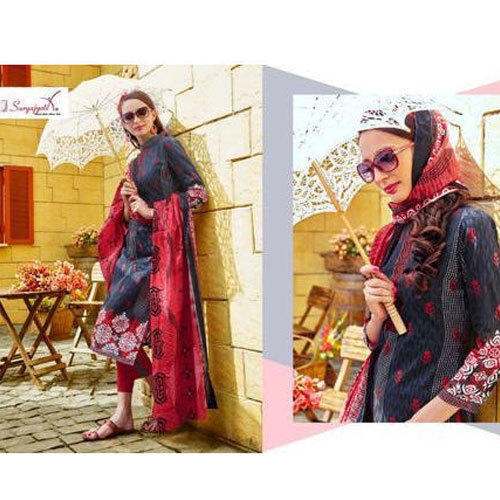 designer cotton material by Om Shree Kshetrapal Fashion