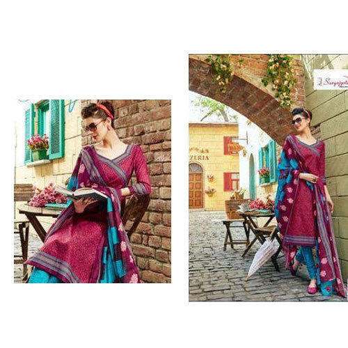 ladies printed suit material