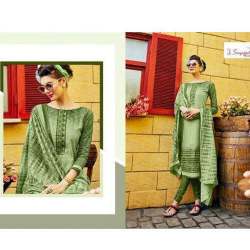 semi stitched cotton dress