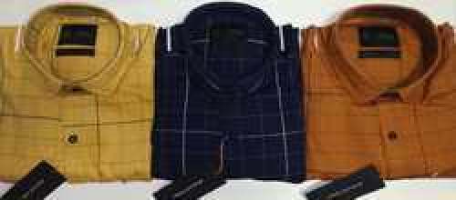 box checks cotton shirt