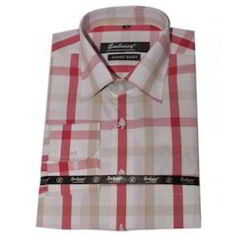 Checks cotton regular shirt by Bhumson Creation