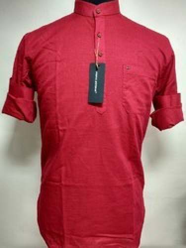 Cotton linen short kurta