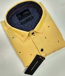 Cotton oxford printed shirt