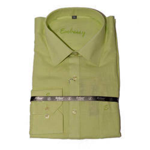Linen plain formal shirt by Bhumson Creation
