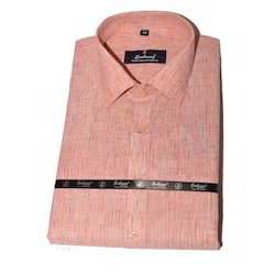 linen slub plain shirt