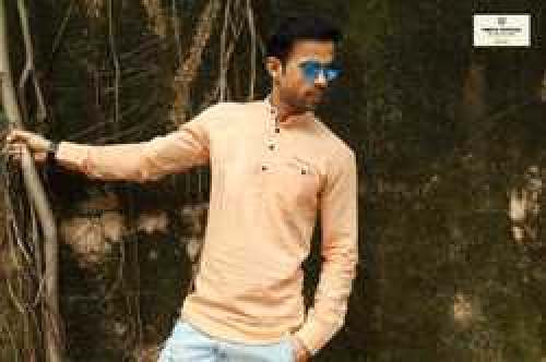 Mens full sleeve short kurta