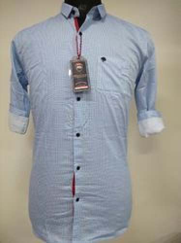 Satin texture print shirt