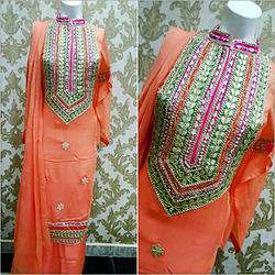 Gota Patti Salwar Suit Material