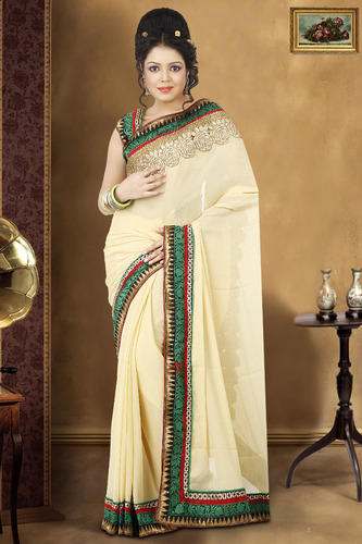 Zardosi Work Bridal Saree by Shree Balaji Saree Emporium