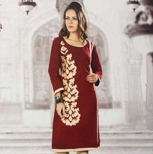 Fancy Full Sleeve work Kurti  by Chanchal Collections