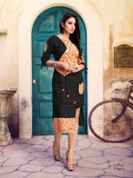 Rayon Print Casual Kurti feny3