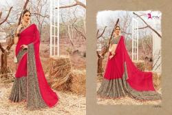 Women Stylish Chiffon Saree9