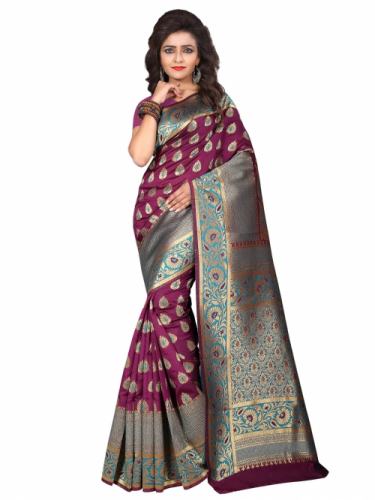 WEAVING BANARASI SILK SAREE0
