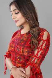 Buy Cotton Printed Cotton Kurti For Women