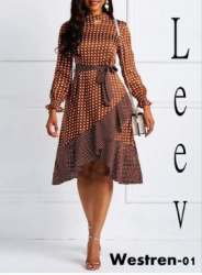 New Collection Poli Rayon Western Frock