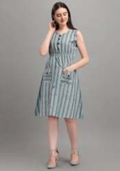 Rayon One Piece Western Frock At Wholesale Rate